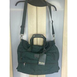 Tumi Ballistic Nylon 18” Duffel Overnight Travel Bag Forest Green Vintage Gym